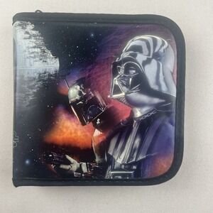 Vintage 1997 Star Wars 20 CD Storage Case Booklet Wallet Darth Vader C3PO R2D2